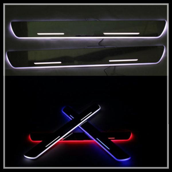 Car LED door sill plate light for Toyota Corrola RAV4 LED Door Sill LED moving