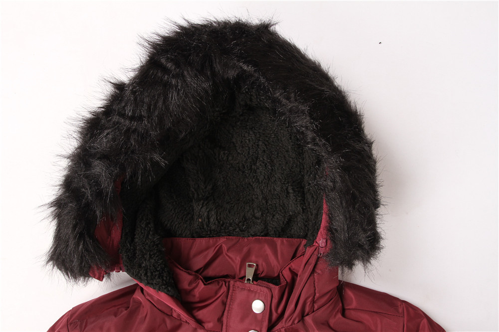 Stockpapa 99% Polyester Ladies Warm Parka Coat
