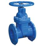Din Pn10 Pn16 Ductile Cast Iron Ggg50 Hand Wheel Resilient Seated Flanged Water