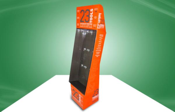 Heavy Duty Cardboard Free Standing Display Units , Stable Carton Display Stands