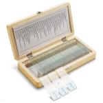 Glass 50pcs Set Prepared Microscope Slides Middle School Education Student