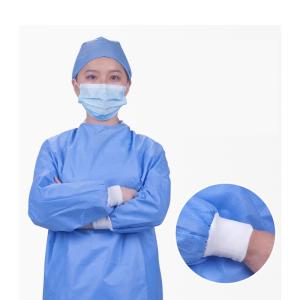 Wholesale Isolation Gown CE/FDA Hooded SMS 45g Disposable Protective Gowns from china suppliers