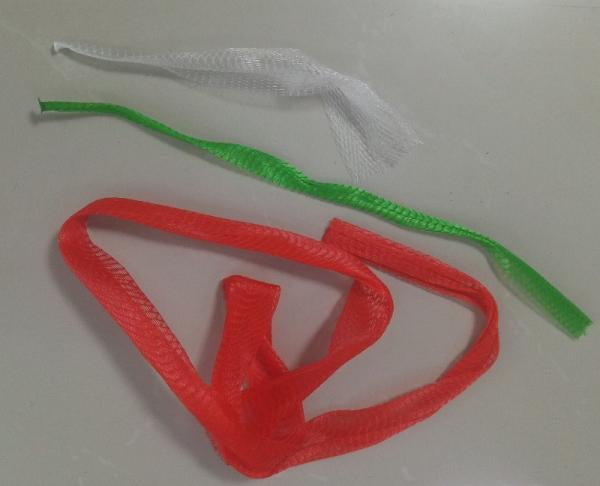Extruted Bottom Sealed Mesh Netting Bags PE Material Fruits / Vegetables