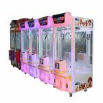 Playfun Crazy toys 3 Prize crane claw coin operated game machine Bonus game