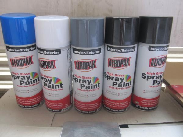 Quality 400ml Aerosol Spray Paint General High Gloss Purpose Interior / Exterior Applied for sale