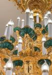 European Style Candle Chandeliers Extra Large Crystal Chandeliers For High