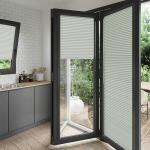 Aluminum Waterproof Bi-Fold Doors For Building With ≤2.1 Heat Insulation