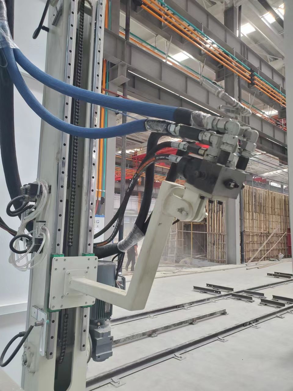 Polyurethane Spraying Prefabricated Insulated Steel Pipe Automatic Production Line