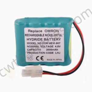 Wholesale Omron HEM-907 Rechargeable Nickel Metal Hydride Battery 4.8V 2000mAh Ni-MH Batteries from china suppliers