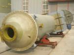 1400mm Green FRP Horizontal Tank 1200 Gallon For Finely Processed Underground