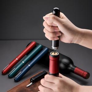 Wholesale Pneumatic Bottle Opener Pen Wine Cork Pneumatic Bottle Opener Kitchen Gadget Tools from china suppliers