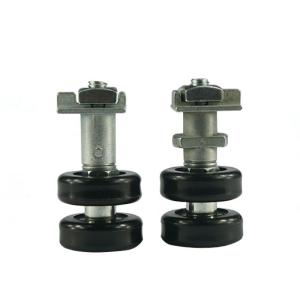 Wholesale Modern Heavy Duty Nylon Rollers , Zamark Glass Balcony Wheel Pa6 Material U Groove from china suppliers