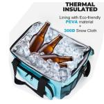 Large Capacity Picnic Insulated Cooler Bags PEVA Thermal Cooling Tote