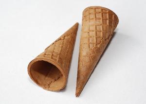 Wholesale Caramel Colour Sugar Cones 118mm 120mm Height With 22 ° Angle from china suppliers