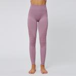 Seamless yoga pants women high waist hip lifting tights running stretch