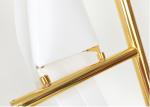 Decorative LED Adjustable Floor Lamp Home Depot Golden Base Metal Lambader