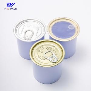 Wholesale 230ml Personalised Cigarette Tin D65X73mm Silver Cigarette Tin from china suppliers