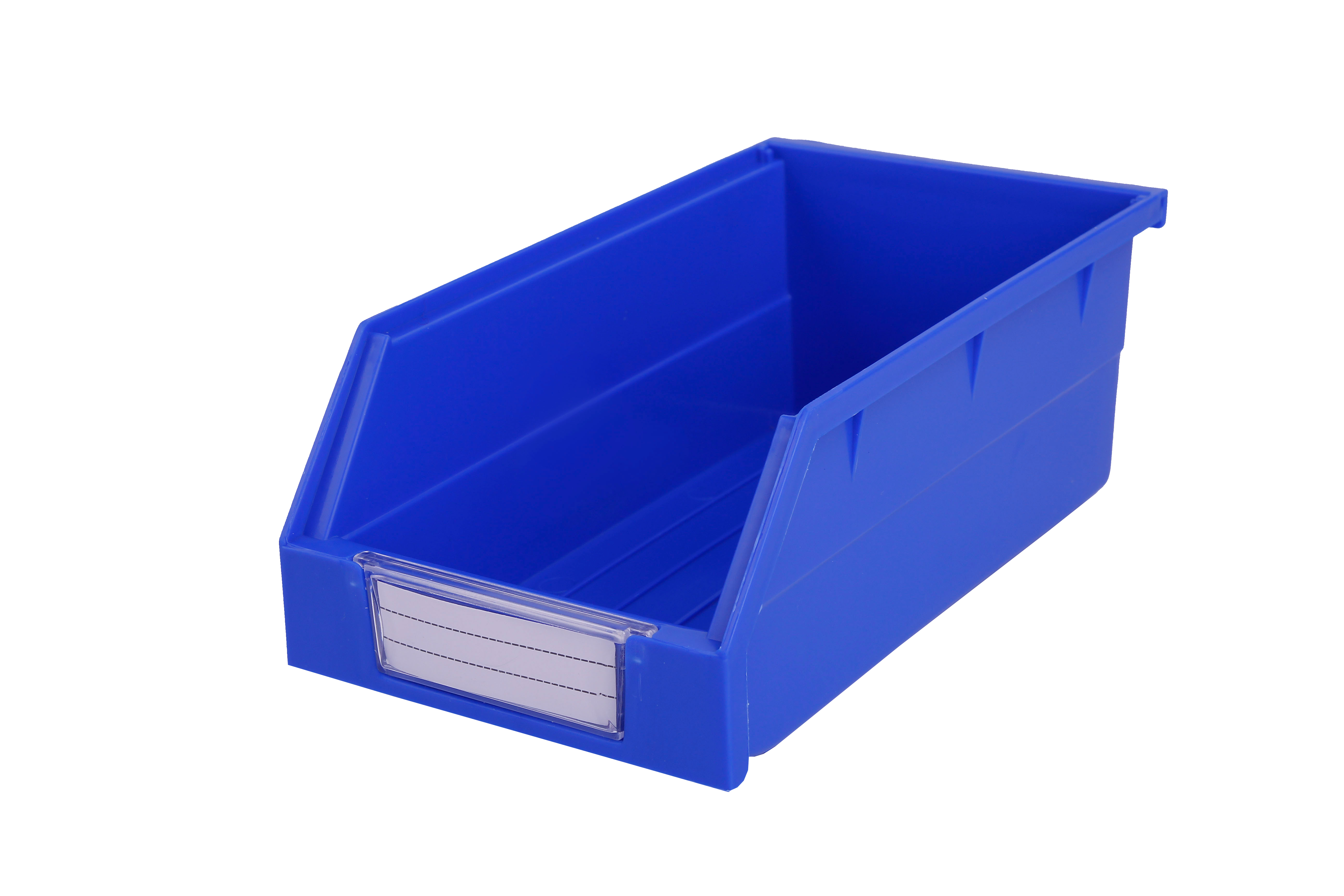 Convenient Storage Solution Stacking Hanging Plastic Storage Bin with Bolt Shelf
