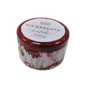Wholesale 3oz Decorative Candle Wax Tin Can With Double Plug Lid from china suppliers