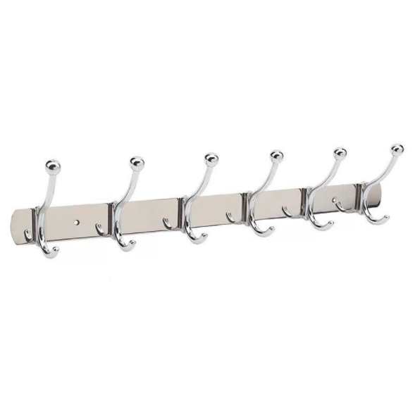 Wall Hanging Stainless Steel Robe Hook Wall Mounted Clothes Robe Towel Coat Hook Rack