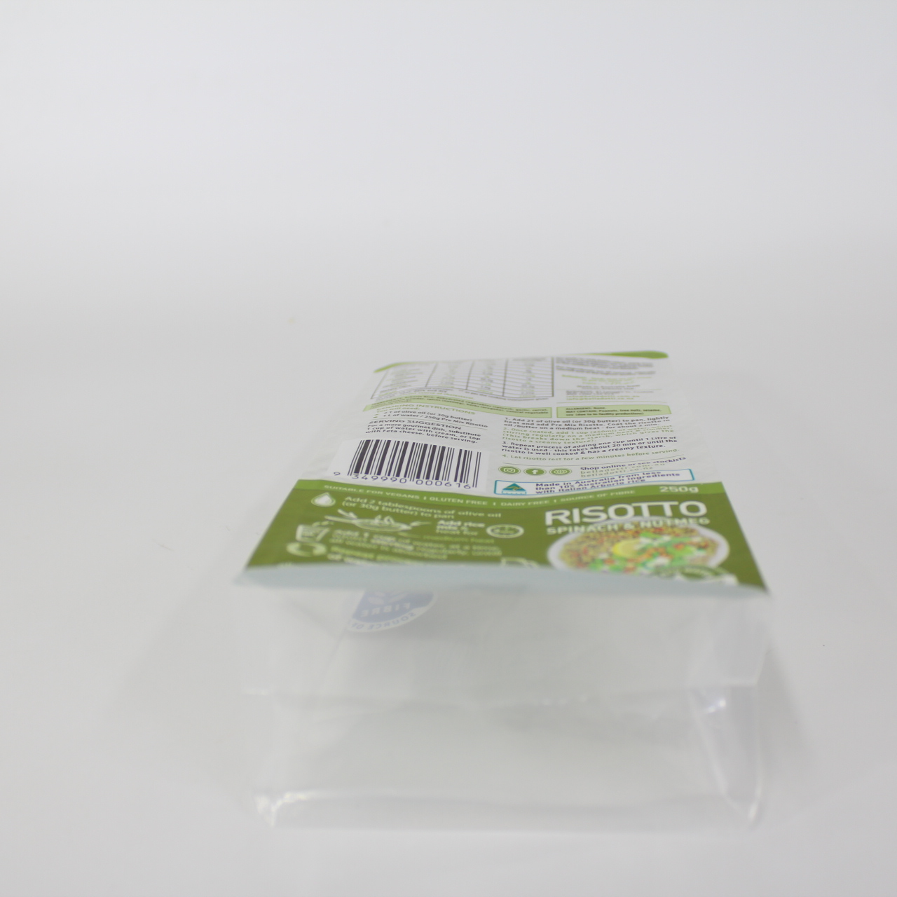 Top Opening Plastic Custom Packaging Stand Up Pouches For Instant Rice
