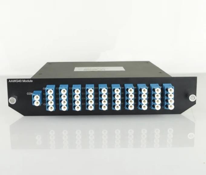 40 Channel DWDM Mux Demux Athermal AWG Rack Mount Cassettes Module