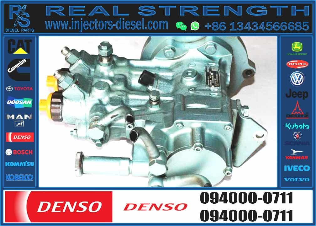 Original New Fuel Pump 094000-0711 Common Rail Pump VG1246080050 100% Genuine 094000-0710 VG1246080050