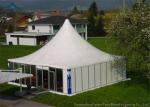 ABS Solid Wall Luxury Pagoda Tents For Commercial Activities 8m * 8m