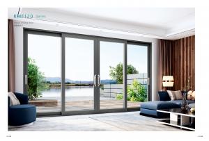 Wholesale Insulated Glass Aluminum Sliding Doors Heavy Style Energy Saving For Terrace from china suppliers