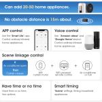 Wifi Infrared Remote Control With Time Display Fan Tv Dvd Voice Alexa And Google
