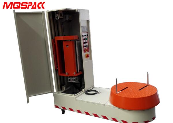 Pre - Stretch Luggage Wrapping Machine , Dust Proof Airport Baggage Wrapping