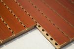 Square Edge Colorful Wooden Acoustic Wall Panels for Decoration and Sound
