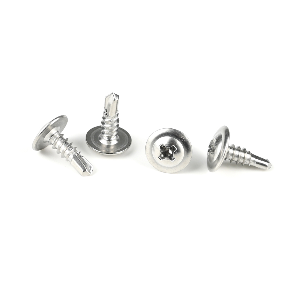 410 Stainless Steel Truss Wafer Phillips Head Self Drilling Screws for Electric Appliance