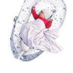 31.5*19.6inch portable newborn lounger Crib Bassinet Cozy Baby Nest Bed