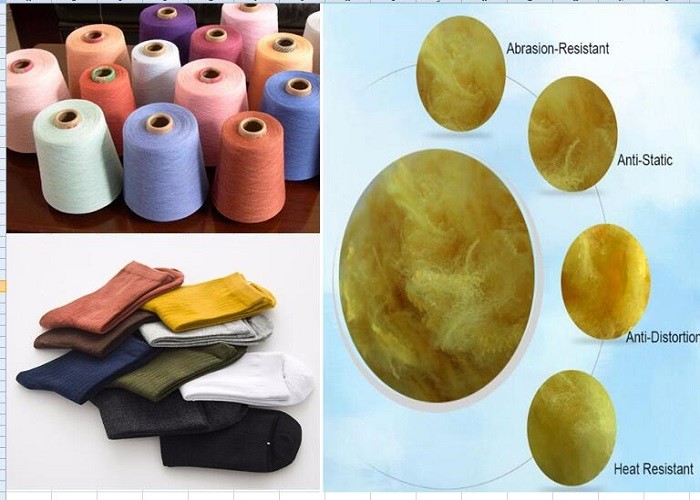 Dope Dyed Regenerated Polyester Fiber Virgin Grade Length 25mm-102mm