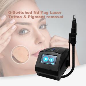 Wholesale Professional Portable 532 1064nm Q Switch Nd Yag Tattoo Removal Machine Acne Pigment Treatment from china suppliers