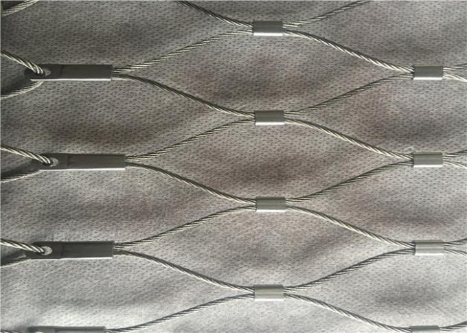 Expanded Aviary Wire Netting , Stainless Steel Woven Bird Aviary Wire Mesh 0