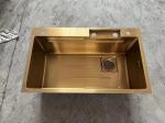 Rectangular Bowl Shape Top Mount Stainless Steel Sink Satin Finish Heavy-duty
