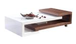 Modern living room coffee table with swivel top