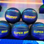 Coin operated basketball game with video screen electronic MVP basketball