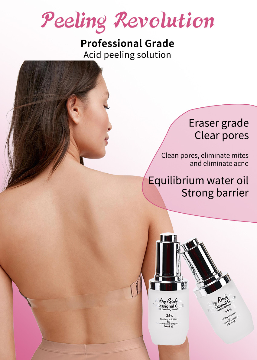 Professional Grade Skin Exfoliation Serum Set Skin Care Products Cleaning Repairing Skin Revitalize Exfoliating Solution