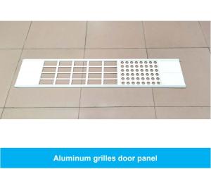 Wholesale Profile Aluminum Grill Door Panel , Side Folding Security Grilles Door from china suppliers