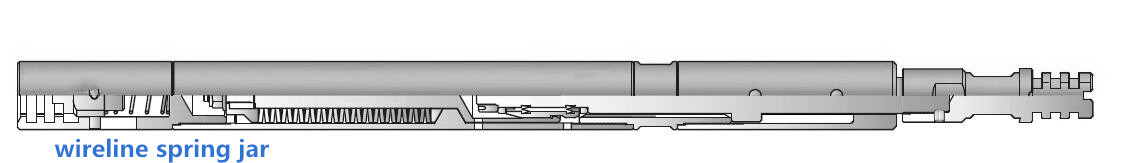 Oilfield Wireline Tools And Equipment Wireline Spring Jar 1.5" OD Alloy Steel Downhole Jar