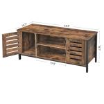 Television Cabinet with Storage Shelf, Industrial TV Stand, Particle Board TV