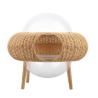Buy cheap Hand Woven PP Rattan Cat Nest UFO Design Modern Pet Furniture from wholesalers