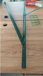 7 Ft Green Steel Fence T Post Powder Coated 0.83 Lb Per Foot