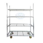 Danish Flower Trolley Bud Truck Ec Trolley Hot Dip Galvanizing