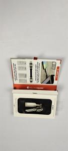 Wholesale Electronic Product Cable Rigid Packaging Box Magnet Flip Cover with Ribbon Handle from china suppliers