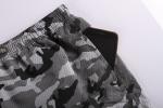 Olive Camouflage Mens Elastic Waist Board Shorts