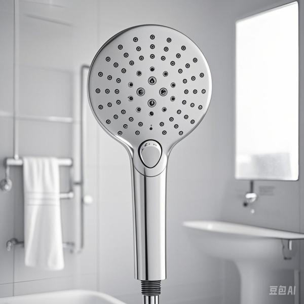 Rainfall Bathroom Practical Bath Handheld Shower Nozzle Smooth Surface Treatment